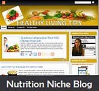 Nutrition Niche Blog Personal Use Template