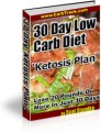 30 Day Low Carb Diet Ketosis Plan Resale Rights Ebook