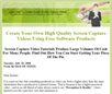 Create Screen Capture Videos WFree Software PLR Video