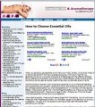 Essential Oils Website PLR Template 