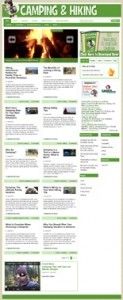 Camping WordPress Theme Personal Use Template