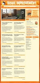 Home Improvement Niche Blog Personal Use Template