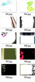 Abstract Image Collection V4 Resale Rights Graphic