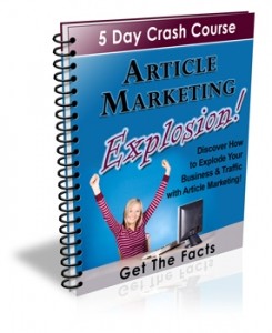 Article Marketing Explosion Plr Autoresponder Messages