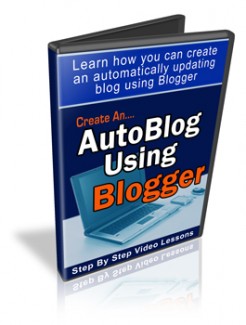 Create An Autoblog Using Blogger Resale Rights Video