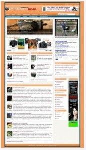 Photography Tricks Blog Theme Plr Template