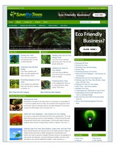 Trees Niche Blog PLR Template