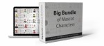 Big Bundle Of Mascot Cartoon Characters Personal Use ...