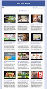 Diet Plans Video Site Builder MRR Software