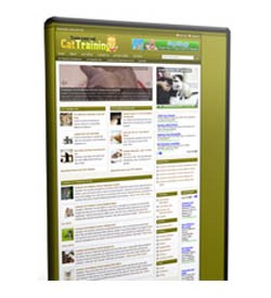 Cat Training Niche Blog PLR Template