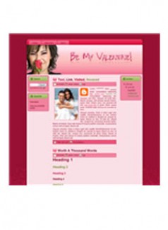 Rose Valentines WordPress Theme MRR Template