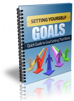 Setting Yourself Goals Resale Rights Ebook