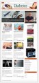 Diabetes Niche Blog PLR Template 