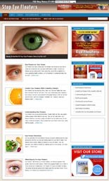 Eye Floaters Niche Blog Personal Use Template With Video