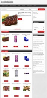 Grocery Savings Amazon Store PLR Template