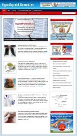 Hypothyroidism Niche Blog Personal Use Template With Video