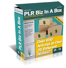 Plr Biz In A Box MRR Article