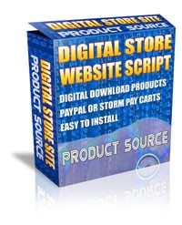 Digital Store Website Script PLR Script