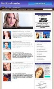 Acne Niche Blog Personal Use Template