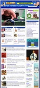 Diabetes Website Plr Template