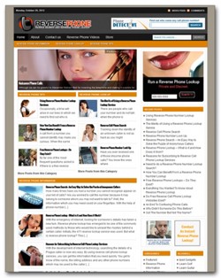 Reverse Phone Blog PLR Template