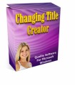 Changing Title Creator Give Away Rights Software