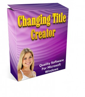 Changing Title Creator Give Away Rights Software