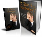 Improve Your Memory Niche Package Resale Rights Ebook 