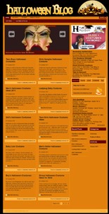 Halloween Niche Blog Personal Use Template