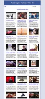 Designer Footwear Video Site Builder MRR Software