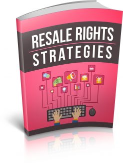 Resale Rights Strategies MRR Ebook