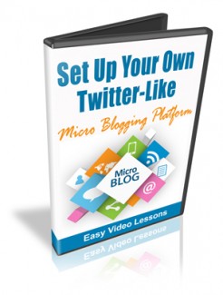 Set Up A Twitter-Like Micro-Blog MRR Video
