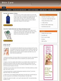 Skin Care Niche Blog PLR Template