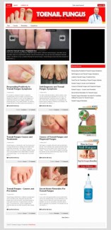 Toenail Fungus Plr Niche Blog PLR Template