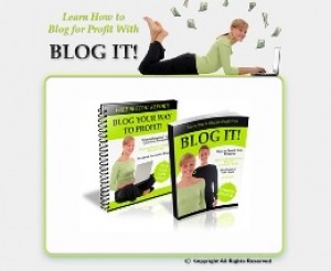 Blog It Plr Ebook With Resale Rights Minisite Template
