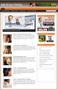 Tinnitus Blog Personal Use Template