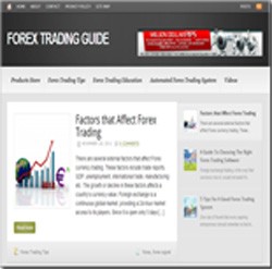 Forex Trading Niche Blog Personal Use Template With Video