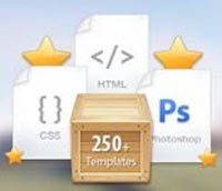 250 Html Templates Wp Themes And Graphics MRR Template