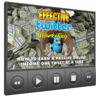Effective Twitter Marketing – Video Upgrade MRR Video With Audio