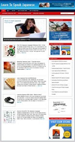 Learn Japanese Niche Blog Personal Use Template With Video
