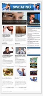 Sweating Niche Blog PLR Template