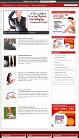 Varicose Veins Niche Blog Personal Use Template With Video