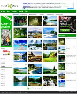 Wallpaper WordPress Theme 2 Personal Use Template