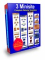 3 Minisite : Complete Website Templates PLR Template