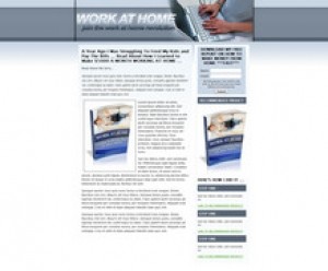 Work At Home Landing Page Template Personal Use Template