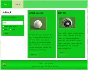 Golf Website Templates 2 Plr Template