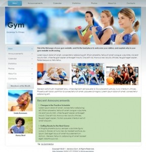 Gym Fitness Templates Plr Template