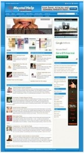 Mental Help Blog Theme Plr Template
