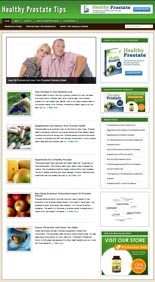 Healthy Prostate Niche Blog Personal Use Template With Video