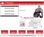 Classmates Website Crimson Personal Use Template